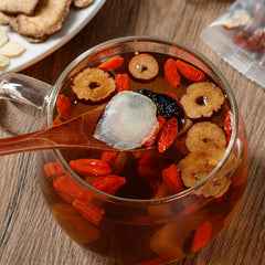 Mknytea-Ginseng Five Treasures Tea | Boost Energy & Immunity &Prevent hair loss, regulate kidneys, improve sleep