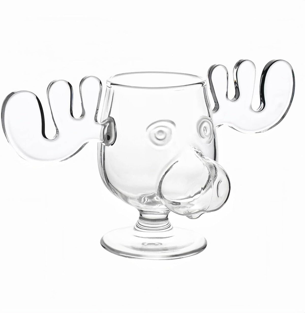Antler-Shaped Glass Cup - Creative Christmas Gift, Unique Glass Drinkware, Perfect Holiday Decoration, Ideal for Family Gatherings and Collecting