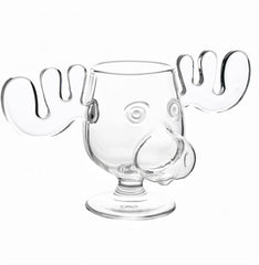 Antler-Shaped Glass Cup - Creative Christmas Gift, Unique Glass Drinkware, Perfect Holiday Decoration, Ideal for Family Gatherings and Collecting